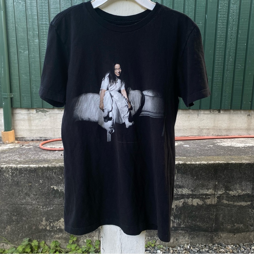 Billie Eilish Official Merchandise Black Tshirt Women's XS